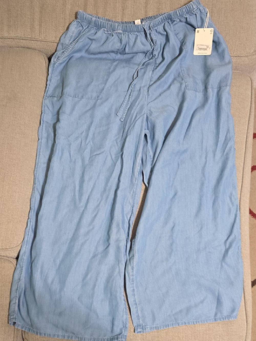 A.N.A Light Wash Women's Drawstring Casual Pants
